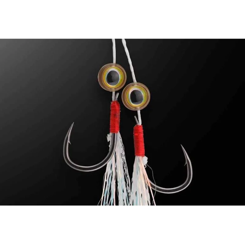 Асист куки JACKALL Big Backer Fit Jig Mejikara Hook Twin