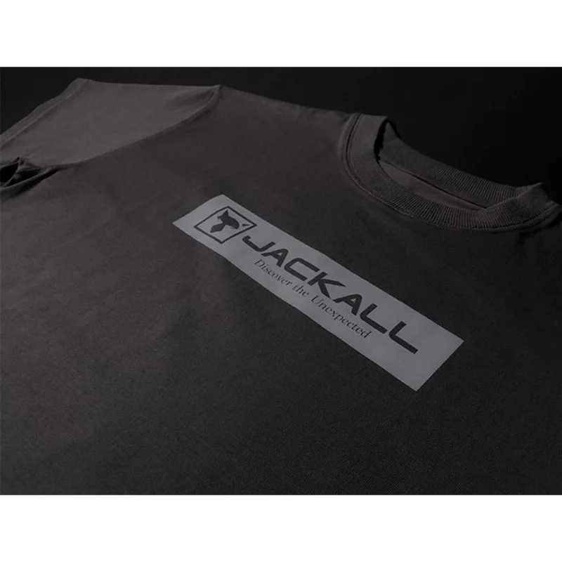 Тениска JACKALL SS Box Logo T-Shirt Charcoal