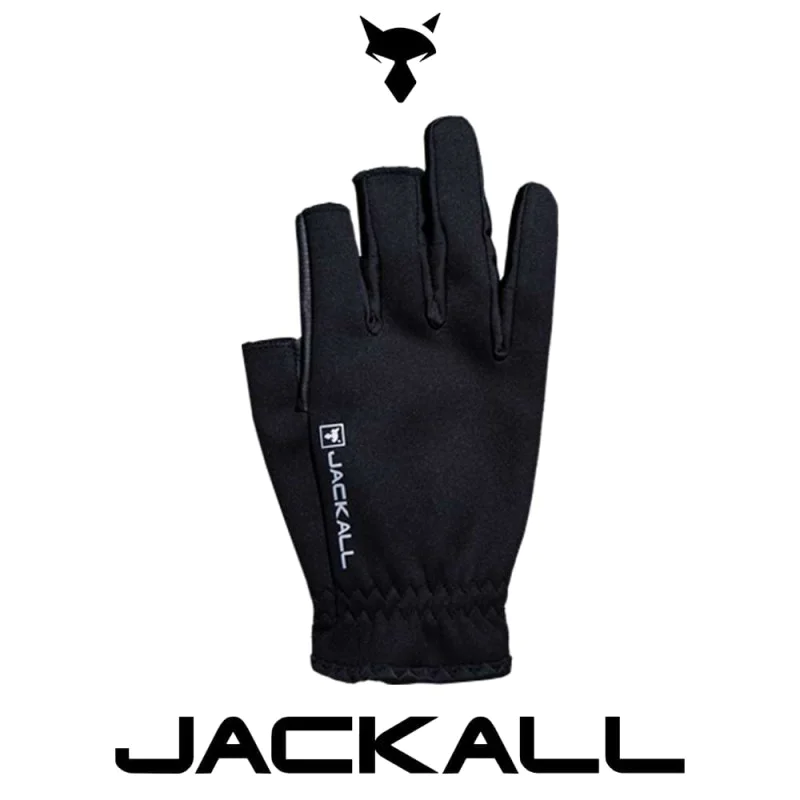 Ръкавици JACKALL Versatile Gloves Three Fingers - Black
