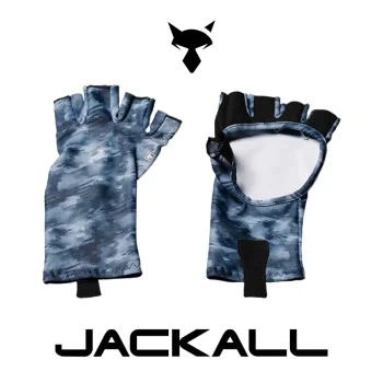 UV ръкавици JACKALL Cool Touch UV Cut Gloves - Gray Camouflage