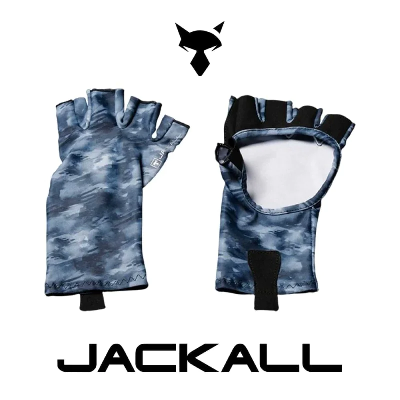 UV ръкавици JACKALL Cool Touch UV Cut Gloves - Gray Camouflage
