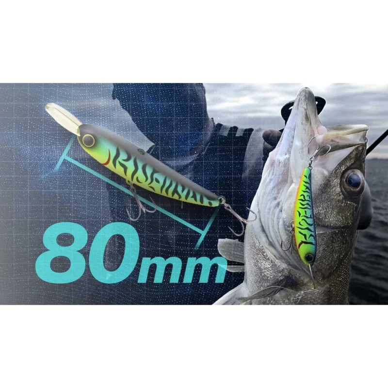 Воблер JACKALL Riser Bait 008 80mm 21.7g Sinking