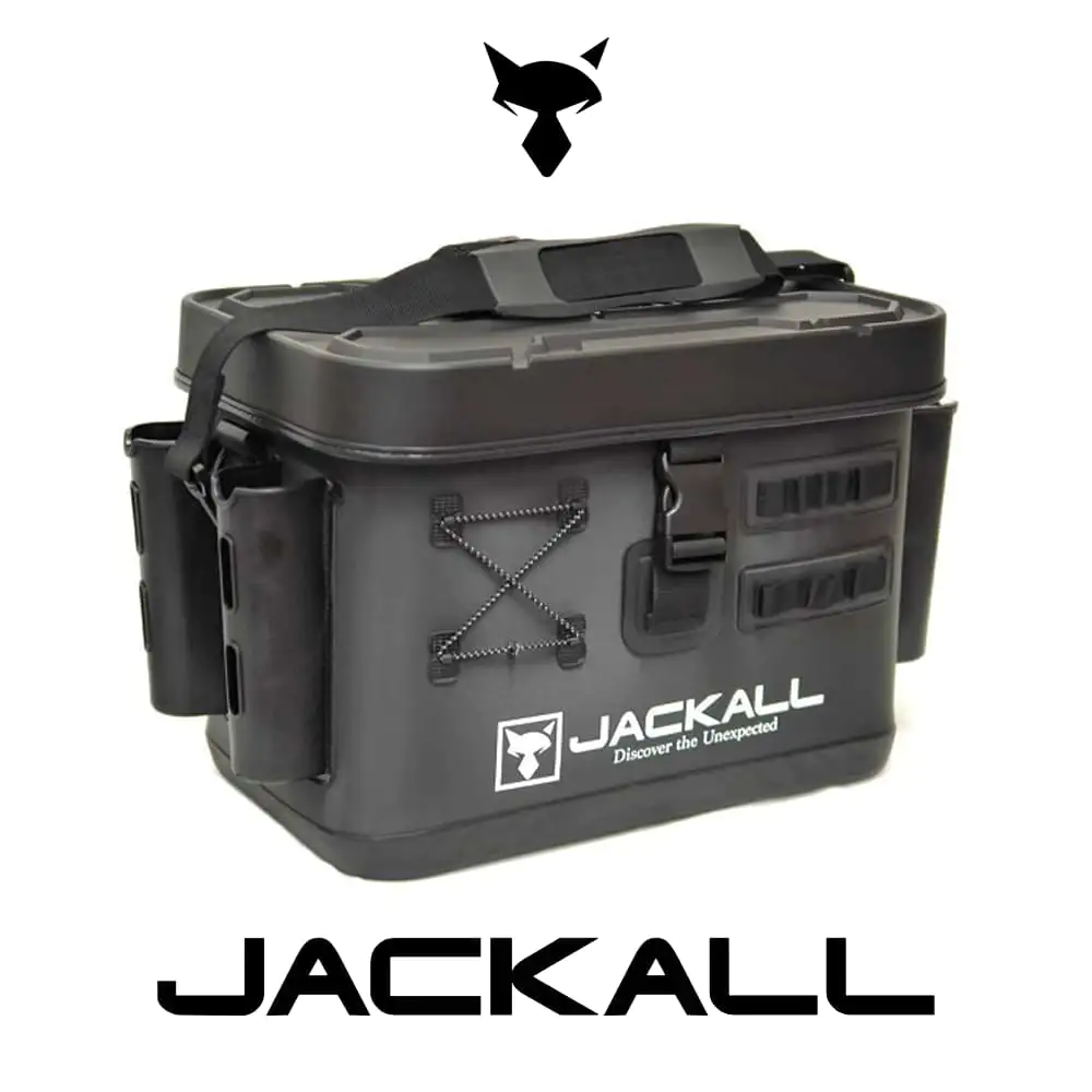 その他 L GEAR SOLID TRADING CARD JACKAL 50 Чанта за аксесоари JACKALL Tackle Container R Dark Grey - Medium