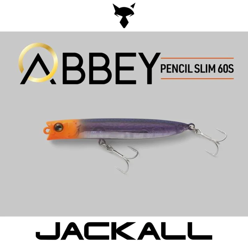 Воблер JACKALL ABBEY Pencil Slim 60S 60mm 5.3g Sinking