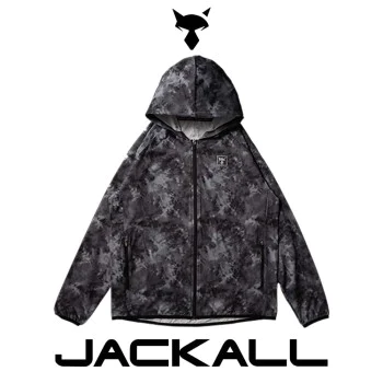 Суитшърт JACKALL High-Dry Hoodie Zip Up - Black