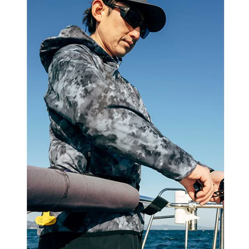 Суитшърт JACKALL High-Dry Hoodie Zip Up - Black