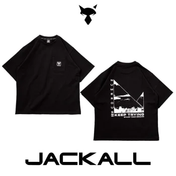 Тениска JACKALL Graphic Tee Water Side T-Shirt - Black