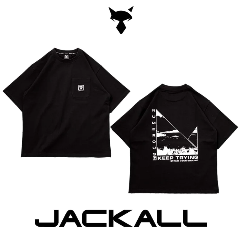 Тениска JACKALL Graphic Tee Water Side T-Shirt - Black