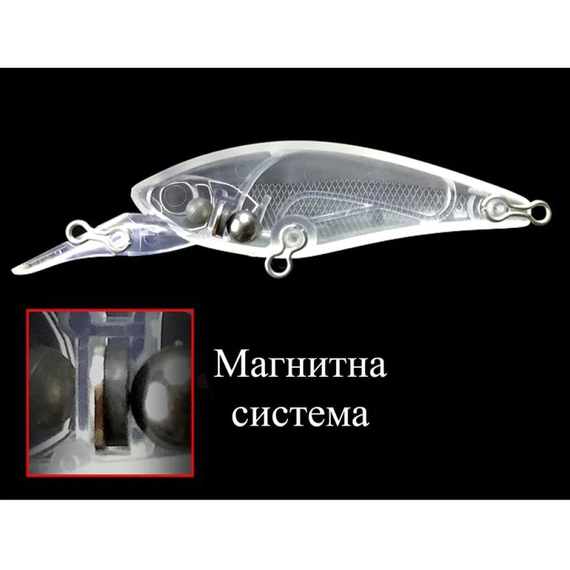 Воблер JACKALL D-BILL Shad 55SR 55mm 5.5g Floating