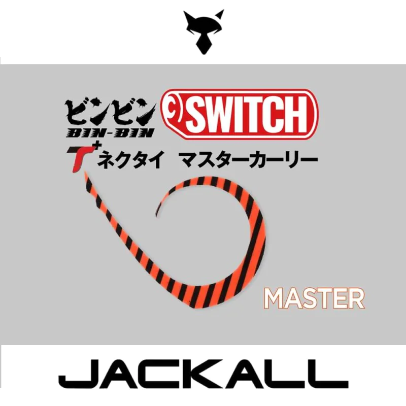 Силиконова примамка за Tai Rubber JACKALL BIN-BIN Switch T+Necktie Master Curly