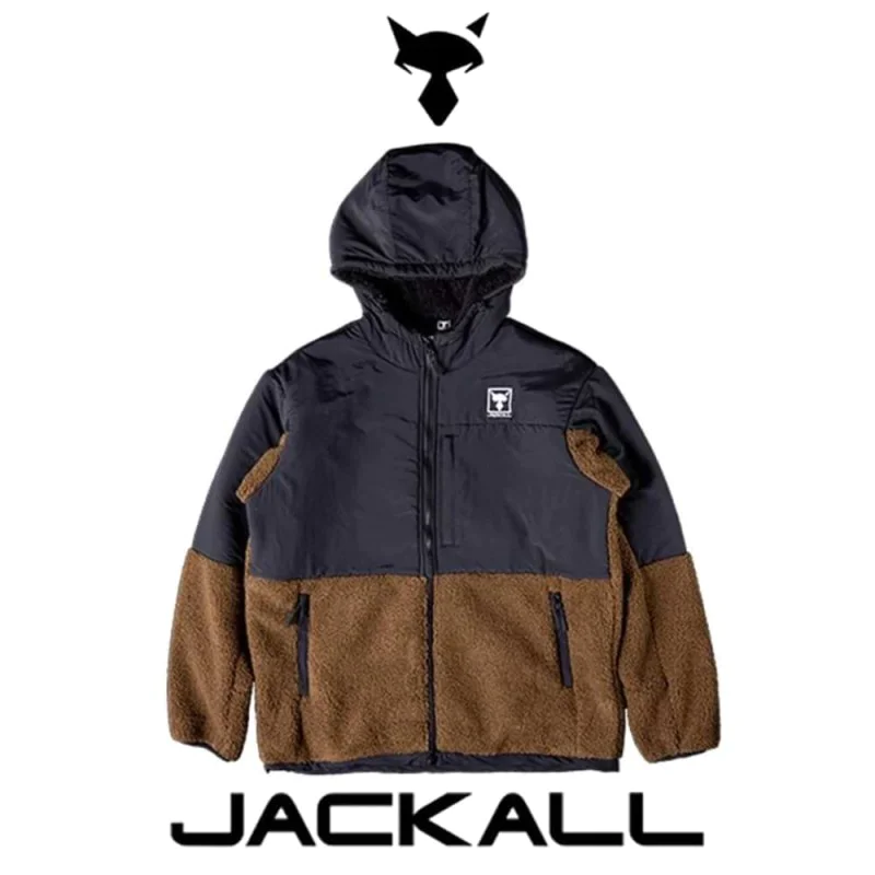 Яке JACKALL Fleece Hoodie Jacket - Brown