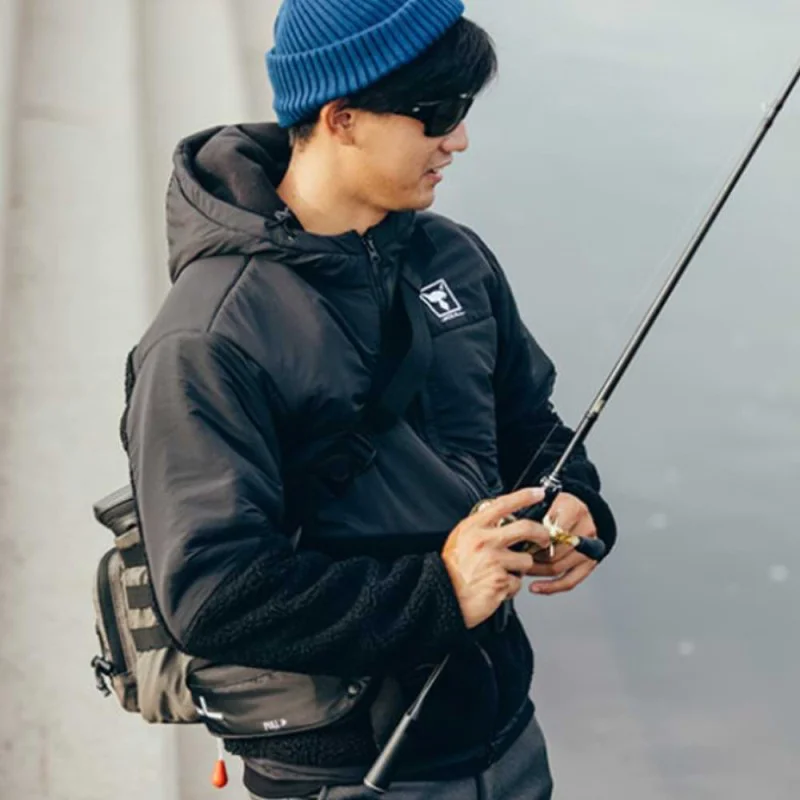 Яке JACKALL Fleece Hoodie Jacket - Brown