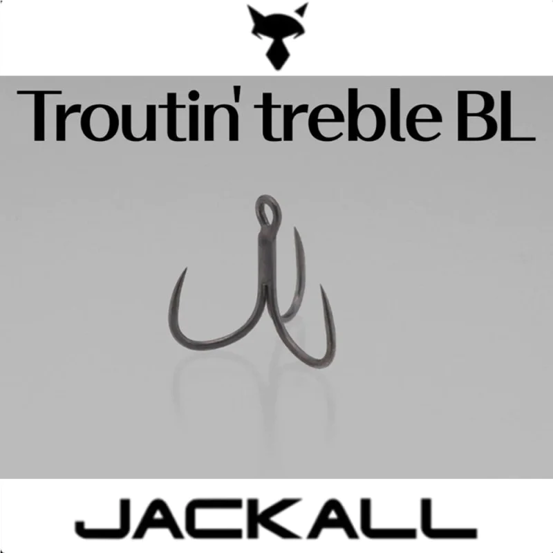 Куки тройни JACKALL TIMON Troutin' Treble BL 20P