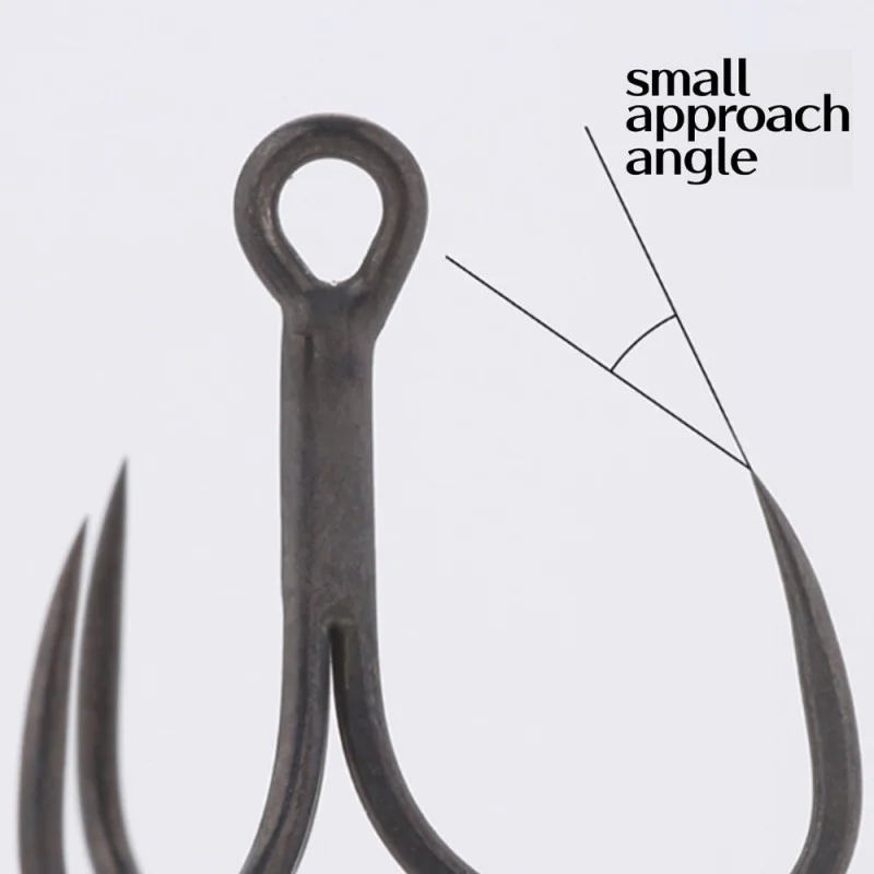 Куки тройни JACKALL TIMON Troutin' Treble BL 20P