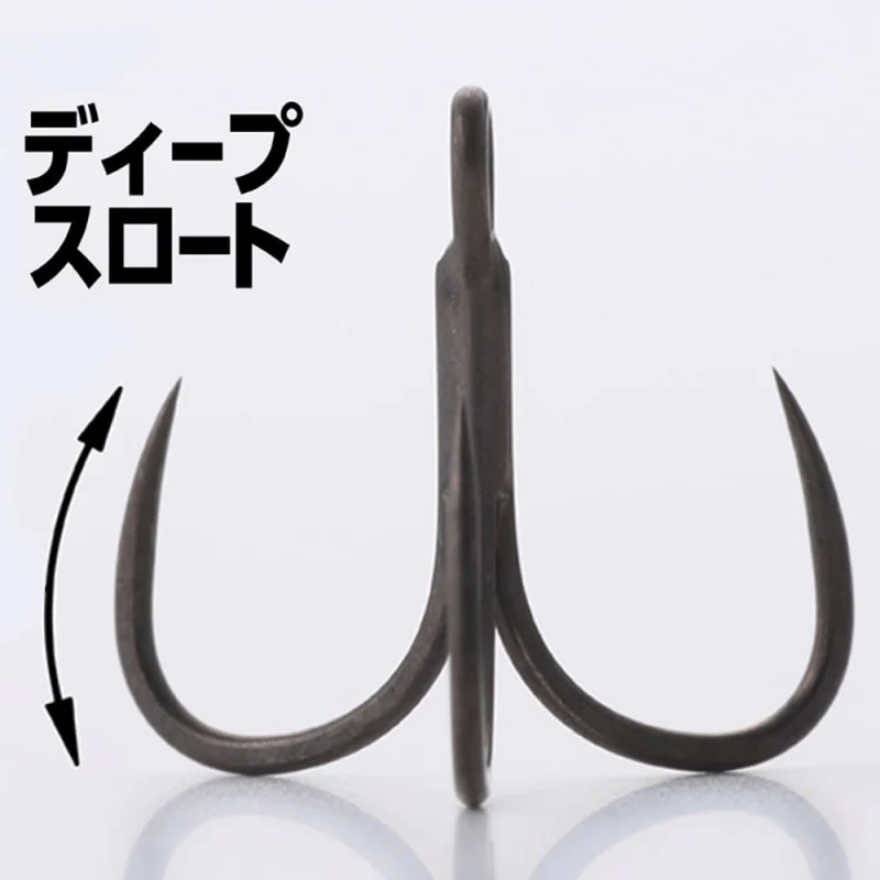 Куки тройни JACKALL TIMON Troutin' Treble BL 20P