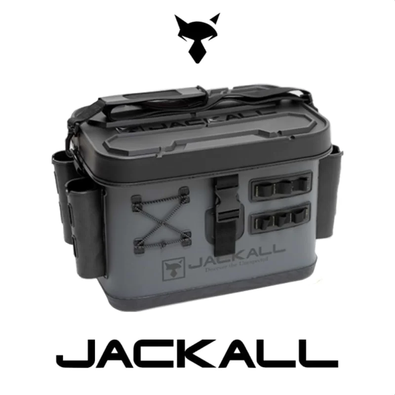Чанта за аксесоари JACKALL Tackle Container R Dark Gray - Medium