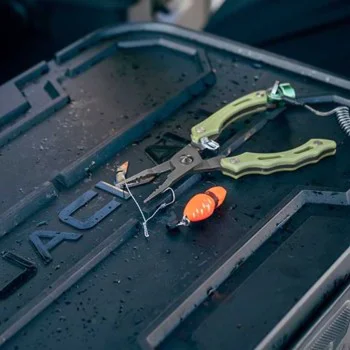 Чанта за аксесоари JACKALL Tackle Container R Dark Gray - Small