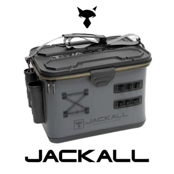 Чанта за аксесоари JACKALL Tackle Container R Dark Grey - Large
