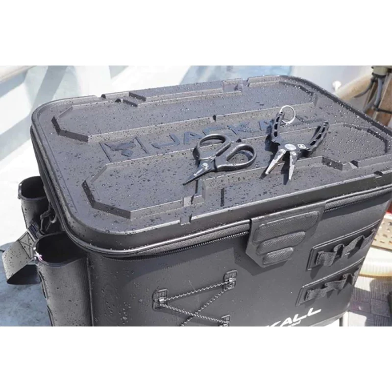 Чанта за аксесоари JACKALL Tackle Container R Dark Grey - Large