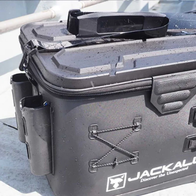 Чанта за аксесоари JACKALL Tackle Container R Dark Grey - Large