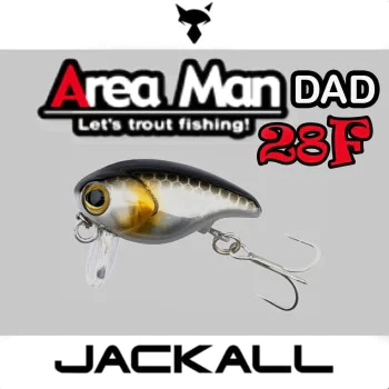 Воблер JACKALL Area Man Crank Dad 28F 28mm 2g Floating