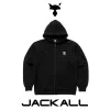 Суитшърт JACKALL Jersey Zip Up Logo Hoodie - Black
