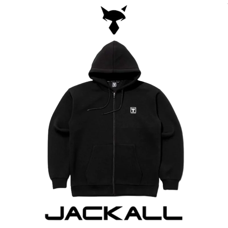Суитшърт JACKALL Jersey Zip Up Logo Hoodie - Black