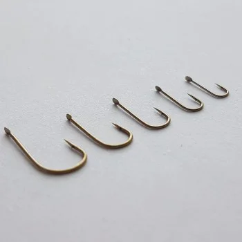 Куки единични KAMASAN B711 X-Strong Wide Gape Bronze