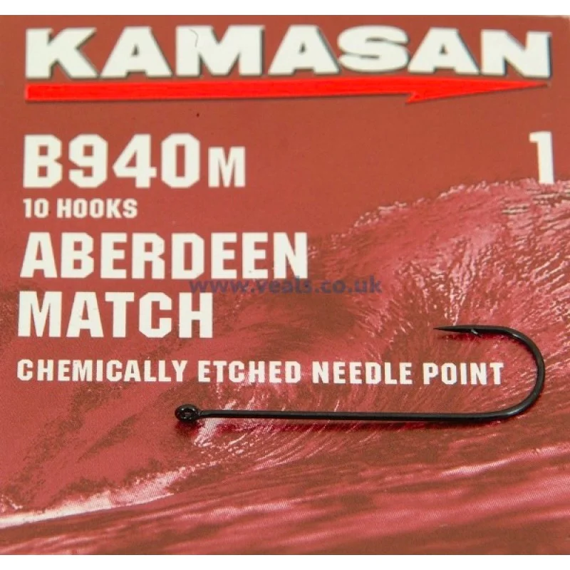 Куки единични - морска KAMASAN B940m Aberdeen Match Sea Hooks