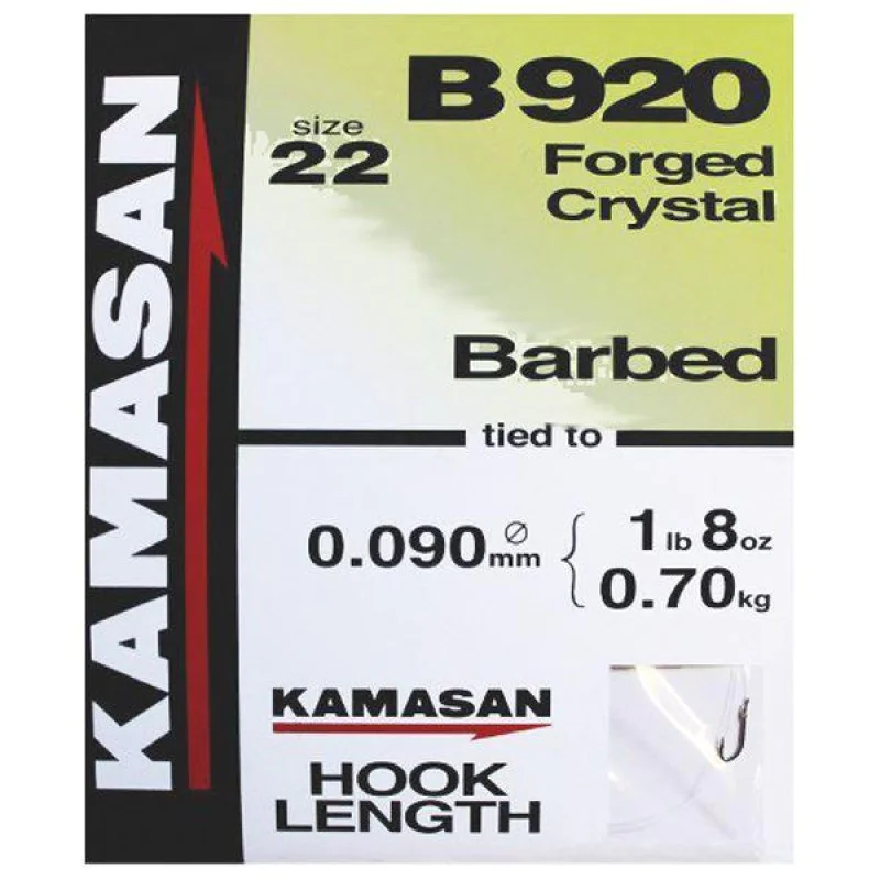Вързани куки KAMASAN B920 Hooks to Nylon