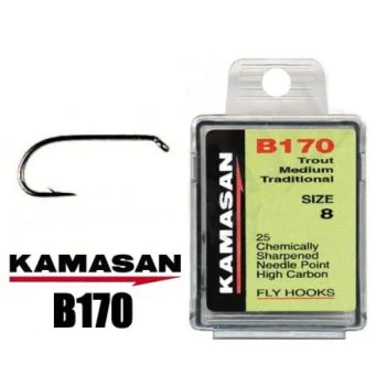 Куки единични - пъстърва KAMASAN B170 Trout Medium Traditional