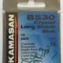Единични куки KAMASAN B530 Crystal Long Shank Blue