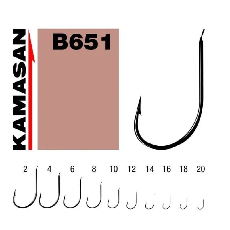 Куки единични KAMASAN B651 Wide Gape Feeder