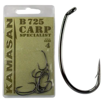Куки шаранджийски KAMASAN B725 Carp Specialist