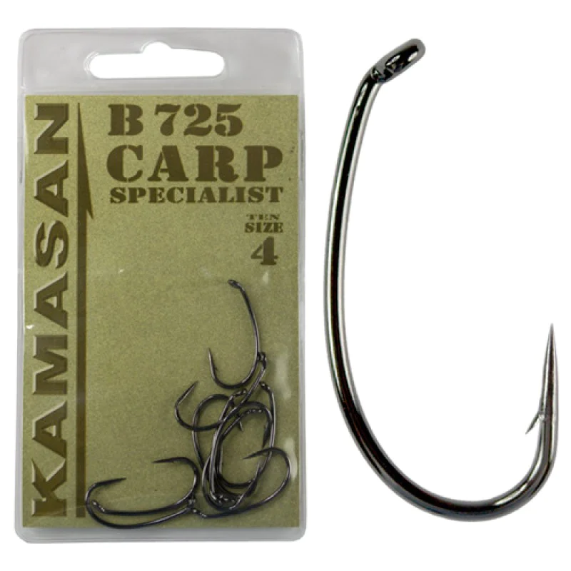 Куки шаранджийски KAMASAN B725 Carp Specialist