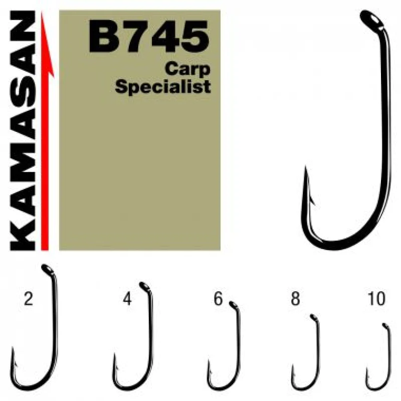 Куки шаранджийски KAMASAN B745 Carp Specialist