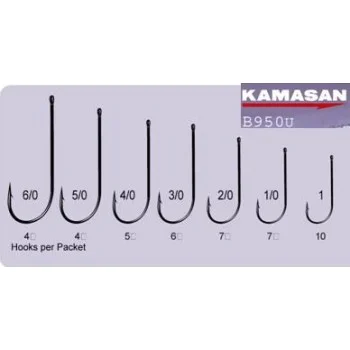 Куки единични - морска KAMASAN B950u Uptide Sea Hooks