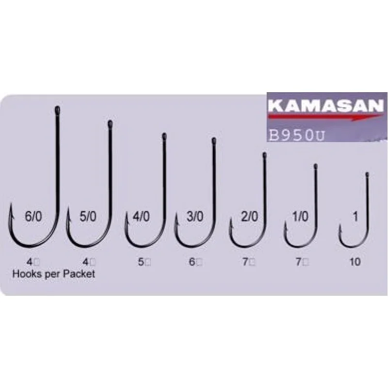 Куки единични - морска KAMASAN B950u Uptide Sea Hooks