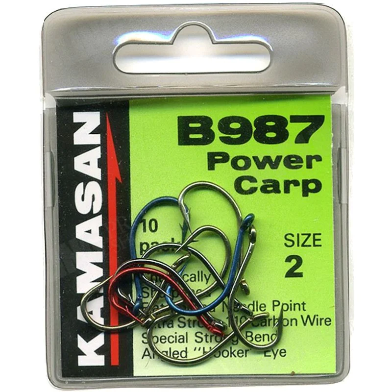 Куки шаранджийски KAMASAN B987 Power Carp
