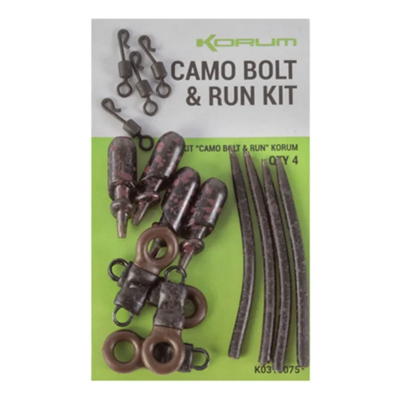 Шаранджийски монтаж KORUM Camo Bolt and Run Kit