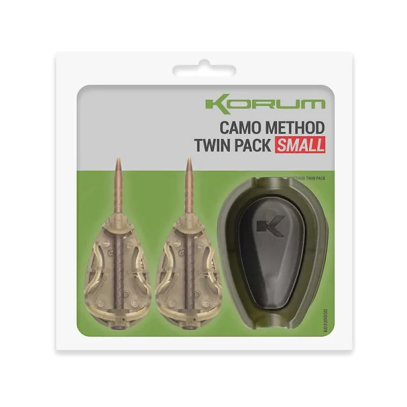 Метод хранилки и преса KORUM Camo Method Twin Pack - Small