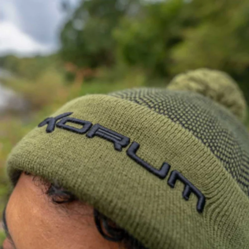 Зимна шапка KORUM Thermal Beanie Hat - Black/Olive