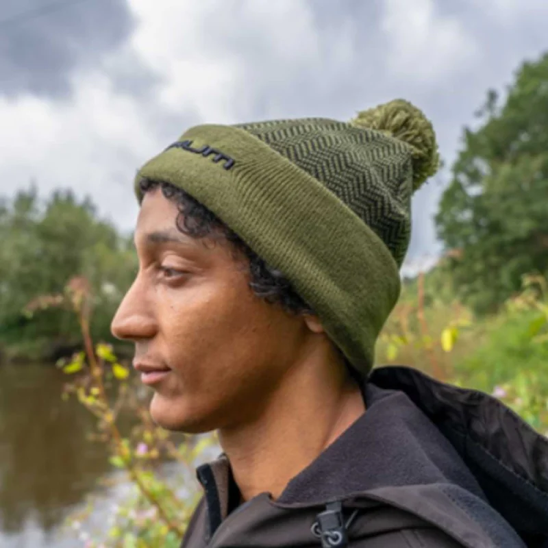 Зимна шапка KORUM Thermal Beanie Hat - Black/Olive