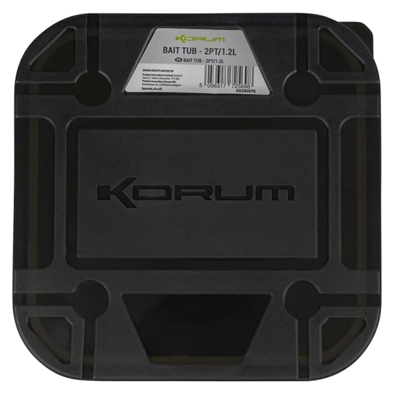 Кутия за стръв KORUM Bait Tub - 2Pt/1.2L