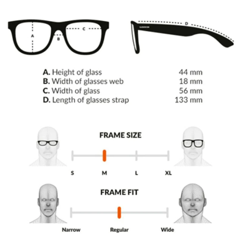 Очила LEECH Around The Water Collection Blue Premium Sight Lens