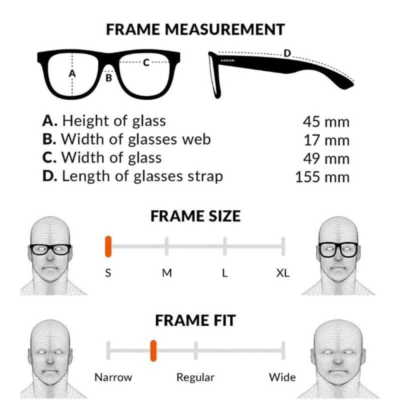 Очила LEECH Around The Water Collection ATW3 Yellow
