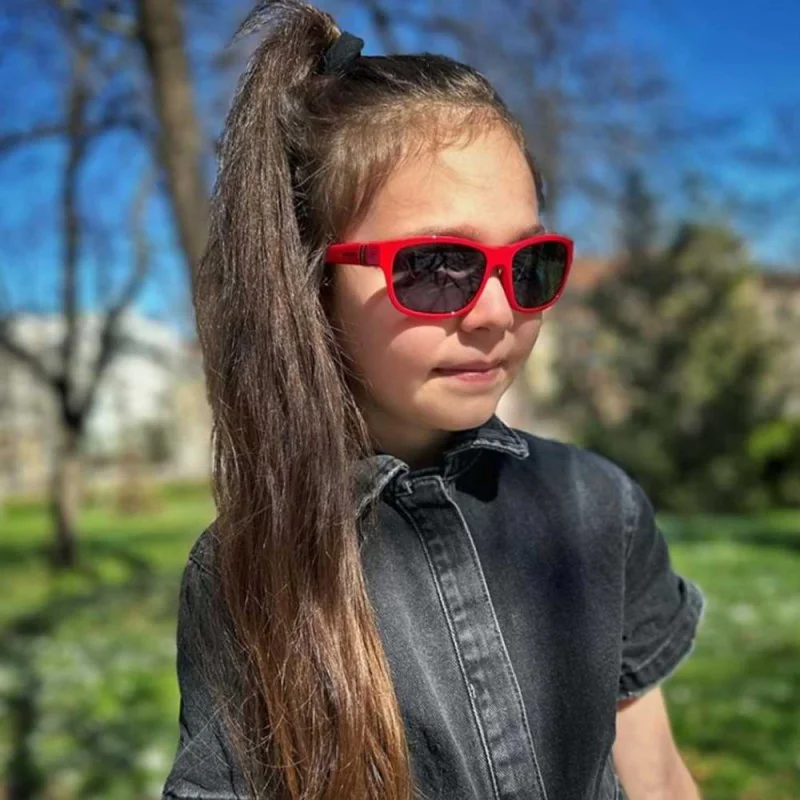 Очила LEECH Kids Red TAC Grey