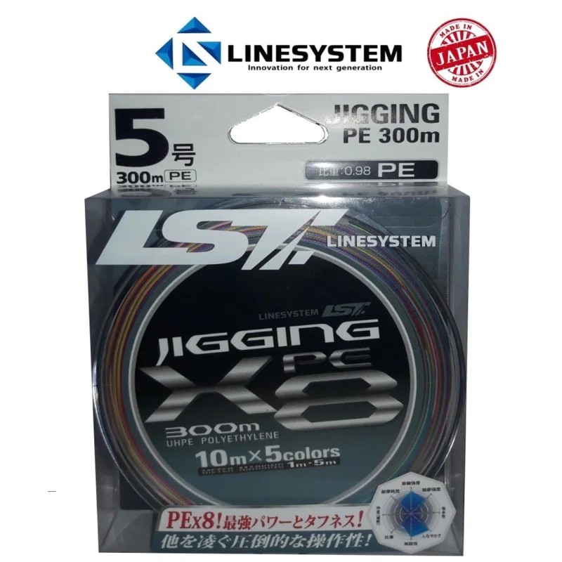Плетено влакно LINESYSTEM Jigging PE X8 300m