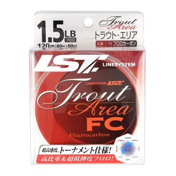 Влакно флуорокарбон LINESYSTEM Trout Area FC 120m