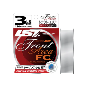 Влакно флуорокарбон LINESYSTEM Trout Area FC 120m